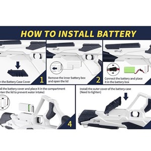اسباب بازی تفنگ آب پاش شارژی WATER BATTLE_اسباب بازی تفنگ